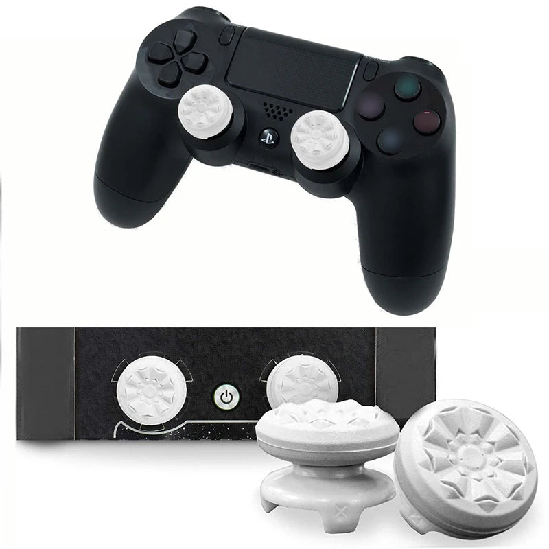 2 Pcs Games Silicone Thumb Grip For PS4 PS5 Game Controller Gamepad Thumb Stick Grip High/Low Rise Covers Controller Accessories